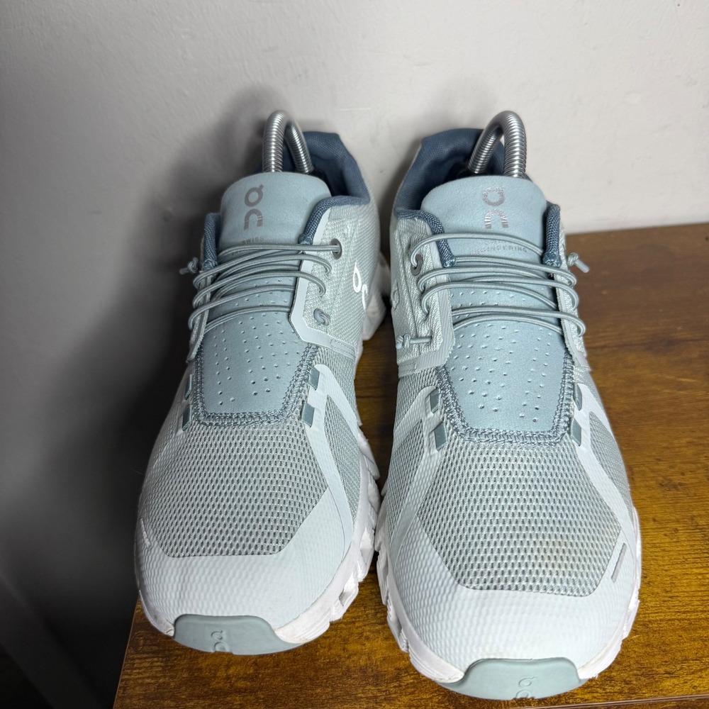 On Cloud 5 Running Shoes Womens Size 10 Glacier White 59.98895 Low Top Sneakers - Picture 3 of 8